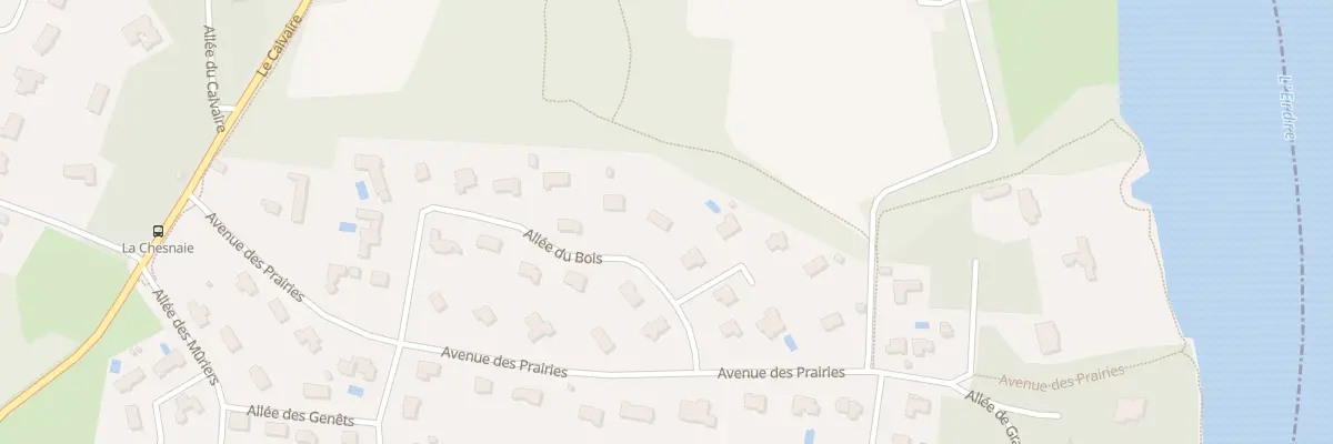Plan du 4 All du Bois à La Chapelle-sur-Erdre