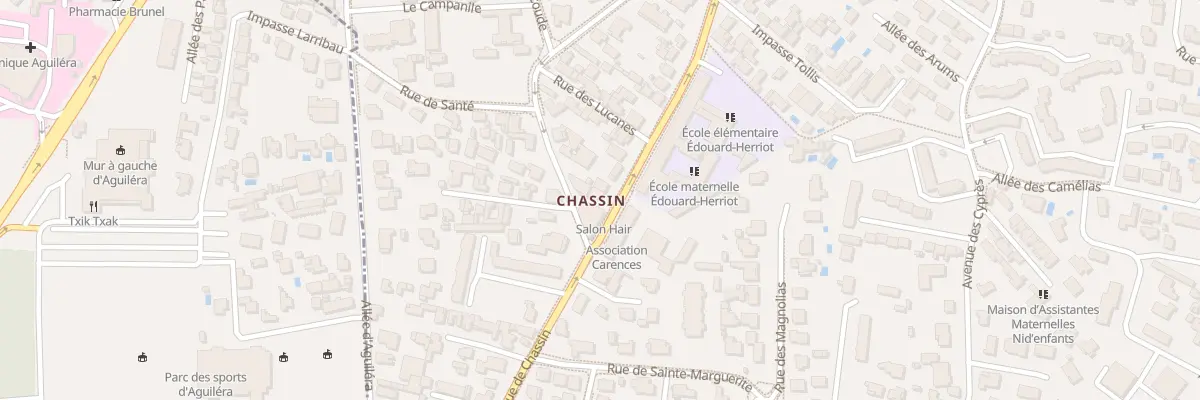 Plan du 47 Rue de Chassin à Anglet