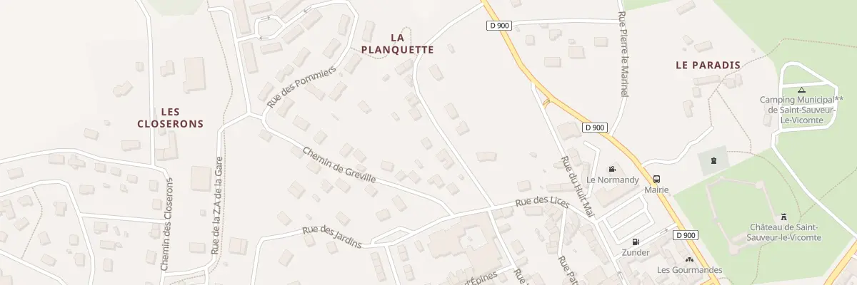 Plan du 4 Chemin de la Planquette à Saint-Sauveur-le-Vicomte