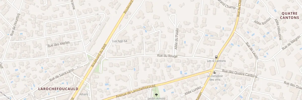 Plan du 28 Rue du Rouge à Anglet