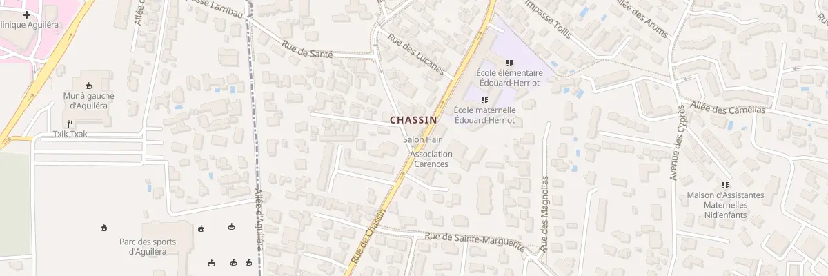 Plan du 45 Rue de Chassin à Anglet