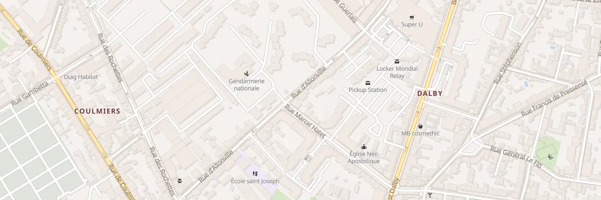 Plan du 26 Rue Marcel Hatet à Nantes
