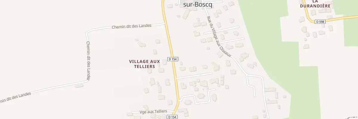 Plan du 1 Village aux Telliers à Anctoville-sur-Boscq