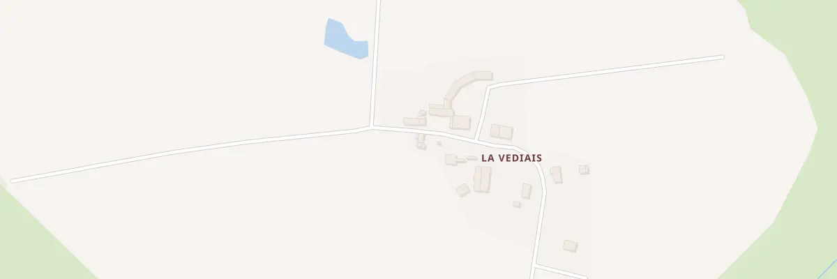 Plan du 245 La Védiais à Treffieux