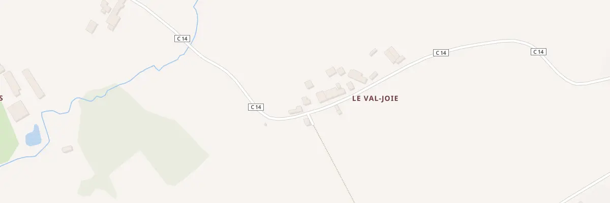 Plan du 12 Le Val Joie à Gahard