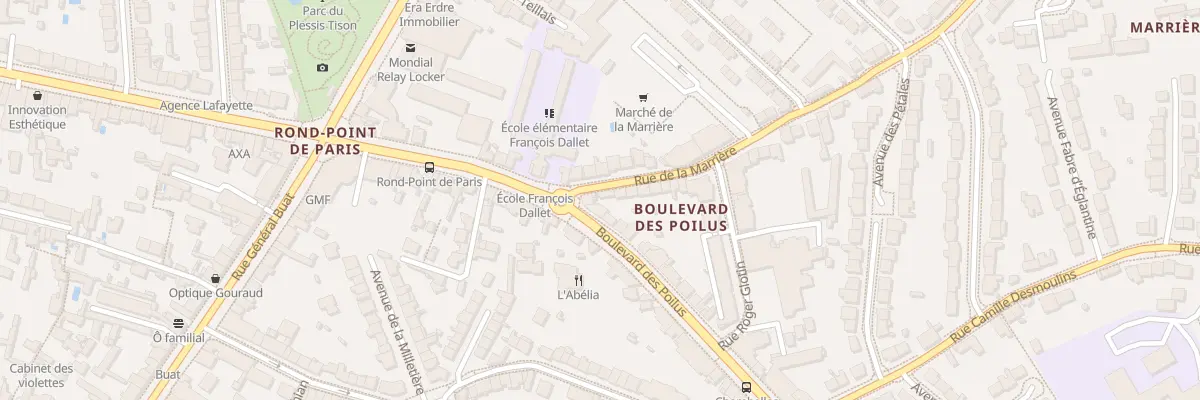 Plan du 2 Rue de la Marrière à Nantes