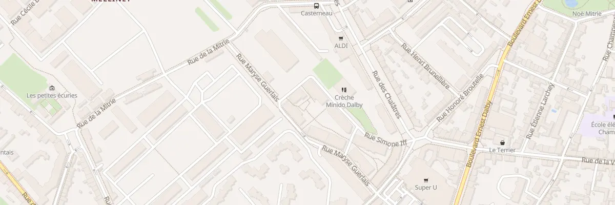 Plan du 11 Rue Simone Iff à Nantes