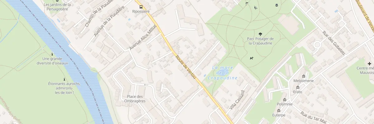 Plan du 43 Rte de Vertou à Nantes