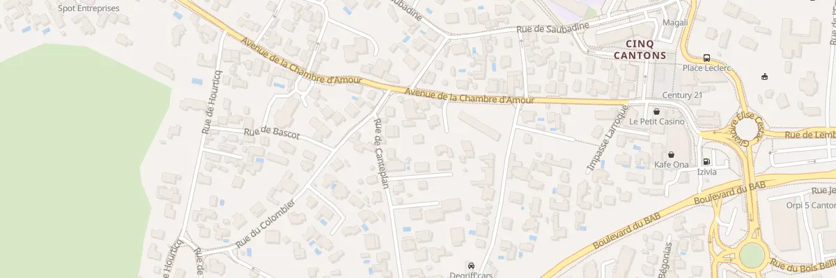 Plan du 34 Rue de Canteplan à Anglet