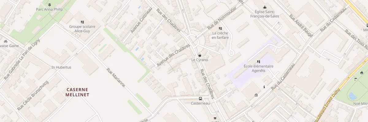 Plan du 49 Rue des Chalâtres à Nantes
