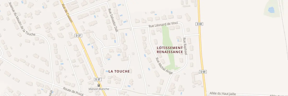 Plan du 6 Rue Michel Ange à Sucé-sur-Erdre
