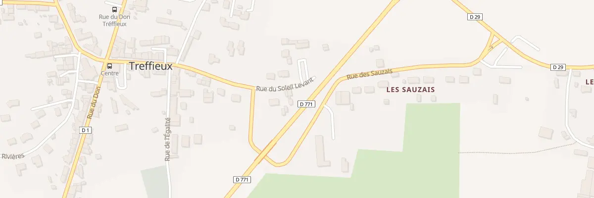Plan du 34 Rue du Soleil Levant à Treffieux