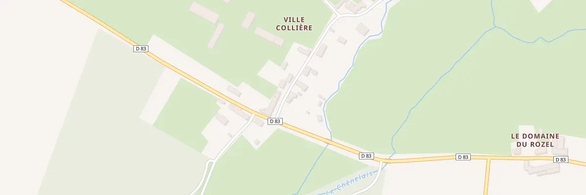 Plan du 9000 Ville Collière à Pleine-Fougères