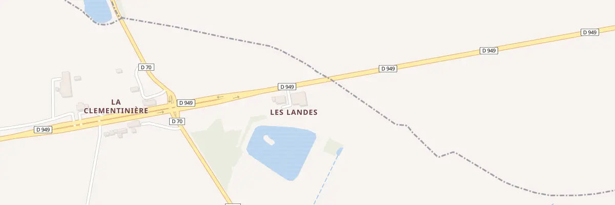 Plan du 2 Les Landes à Saint-Hilaire-la-Forêt