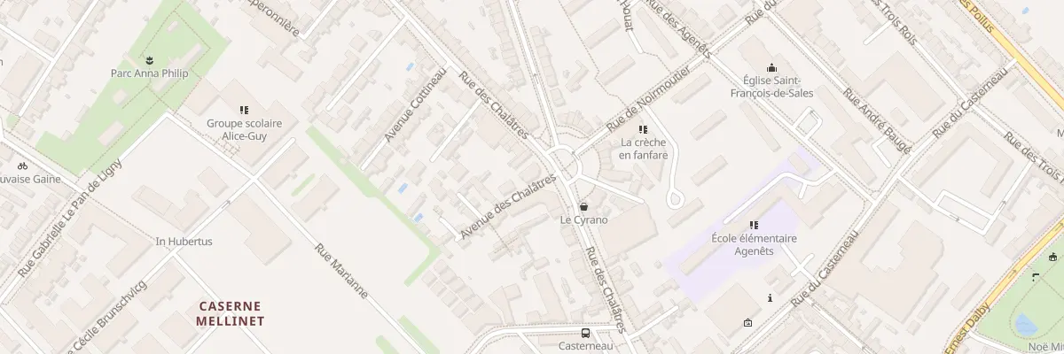 Plan du 53 Rue des Chalâtres à Nantes
