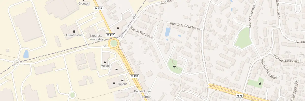 Plan du 23 Rue de Plaisance aux Sorinières