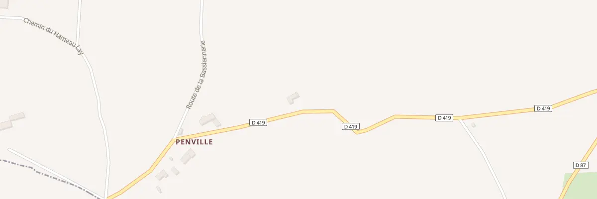 Plan du 2 Rte de l’Etang Bertrand à Morville