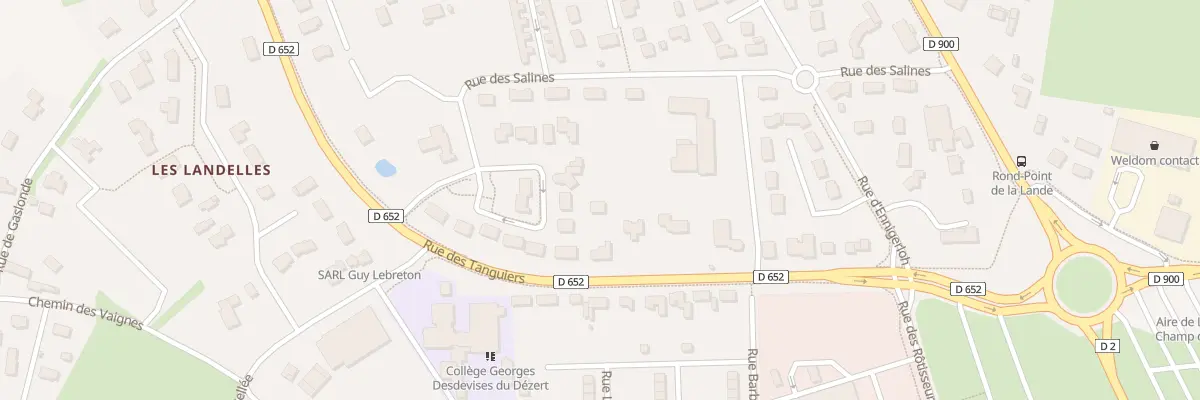 Plan du 26 Rue des Tanguiers à Lessay