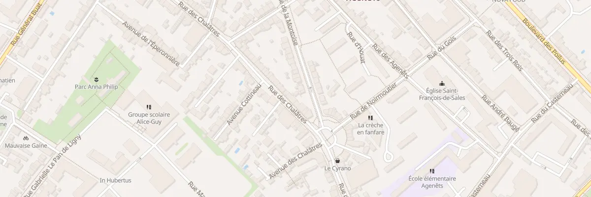 Plan du 66T Rue des Chalâtres à Nantes