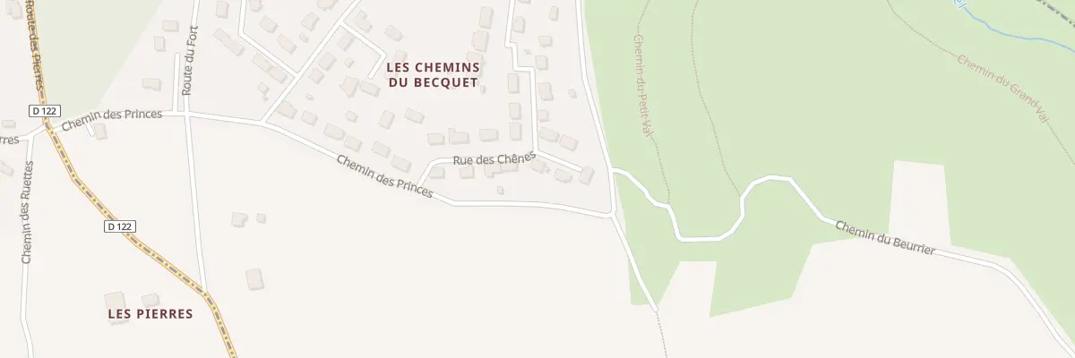 Plan du 10 Rue des Chenes à Digosville