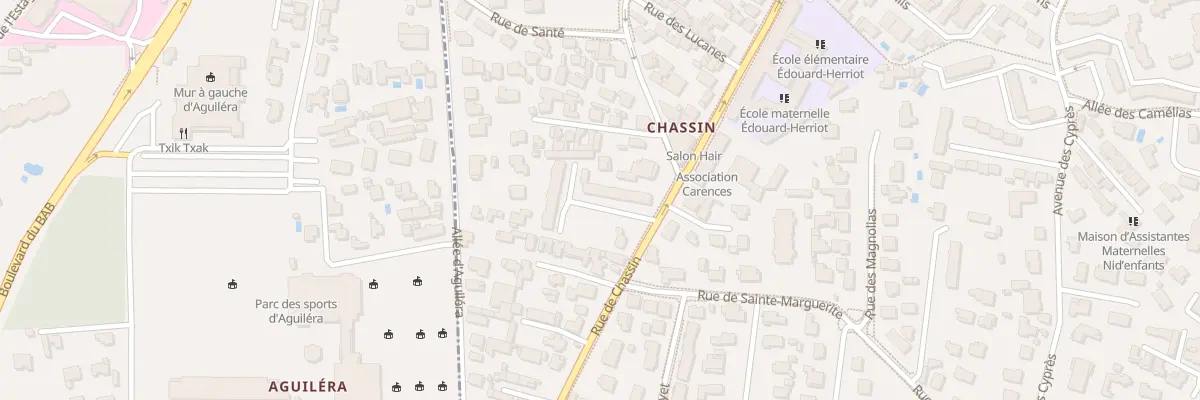Plan du 41 Rue de Chassin à Anglet