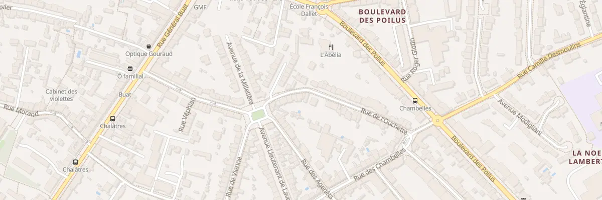 Plan du 25 Rue de l’Ouchette à Nantes