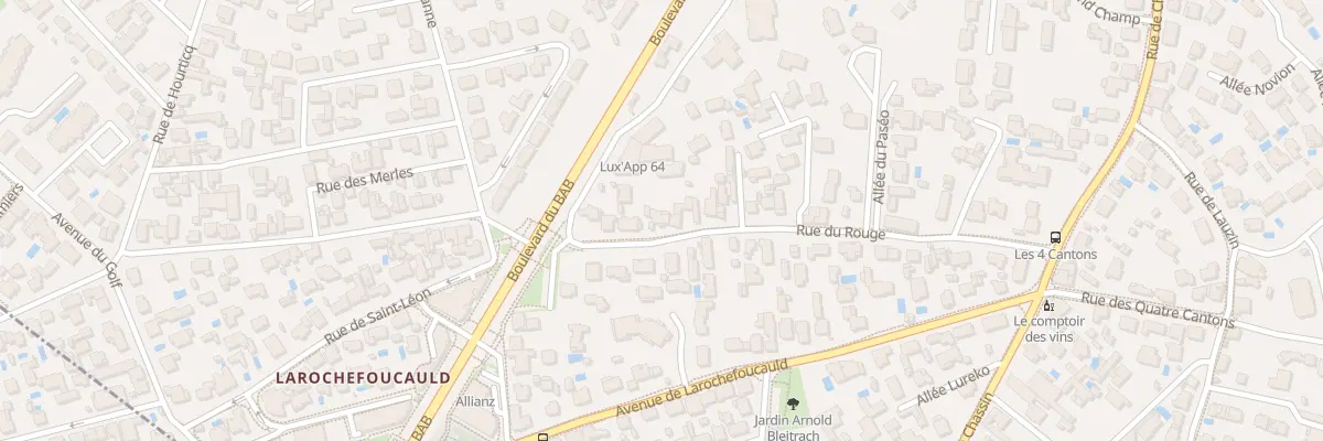 Plan du 48 Rue du Rouge à Anglet