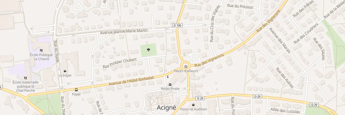 Plan du 3 Rue des Verdaudais à Acigné