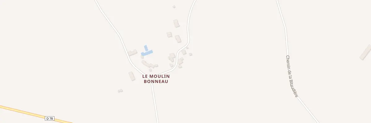 Plan du 2 Moulin Bonneau à Beaufou