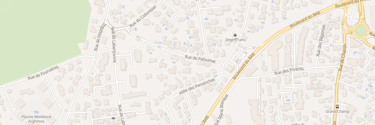 Plan du 11 Rue de Paloumet à Anglet