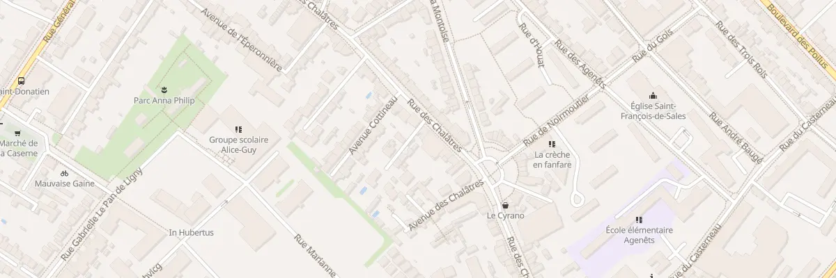 Plan du 61 Rue des Chalâtres à Nantes
