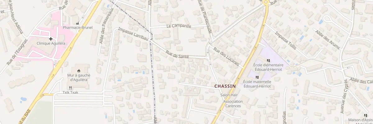 Plan du 9 Rue de Santé à Anglet