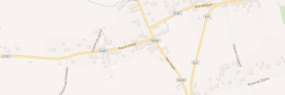 Plan du 6 Rue es Gosse à Champeaux