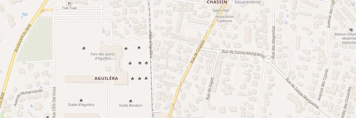 Plan du 21 Rue de Chassin à Anglet