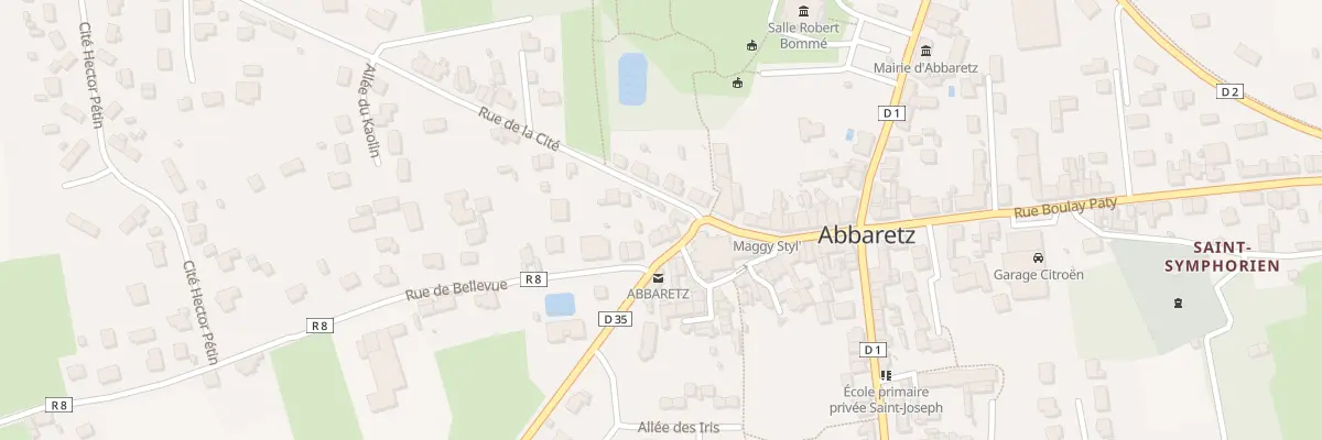 Plan du 4 Rue de la Poste à Abbaretz