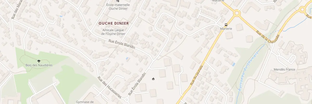 Plan du 4 Rue Emile Blandin à Rezé