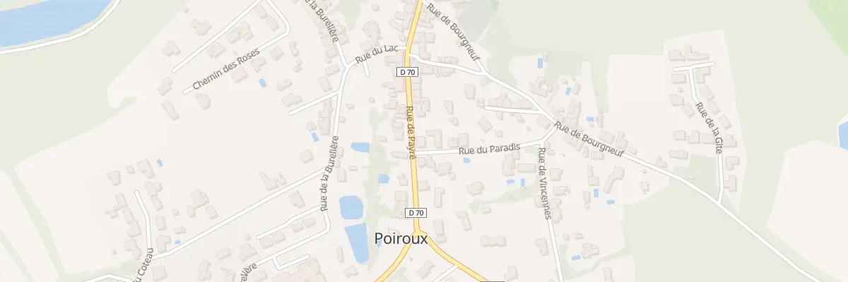 Plan du 3 Rue du paradis à Poiroux