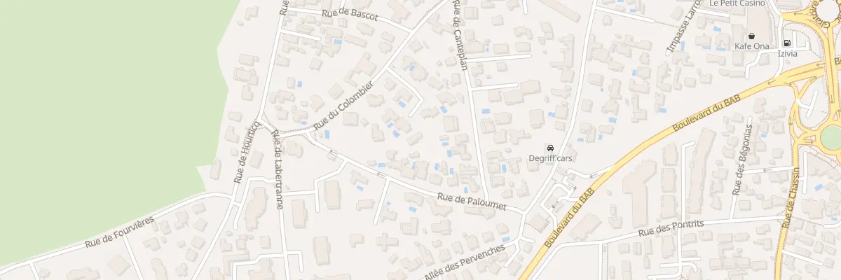 Plan du 18 Rue de Paloumet à Anglet