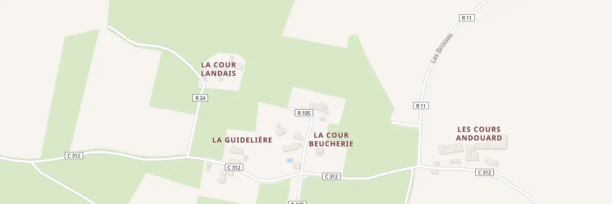 Plan du 6 La Cour Jambot à Tresbœuf