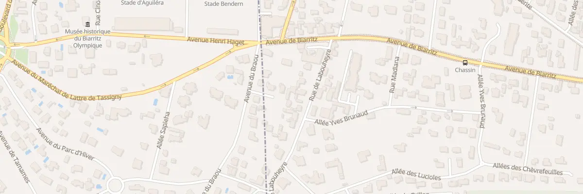 Plan du 10B Rue de Labouheyre à Anglet