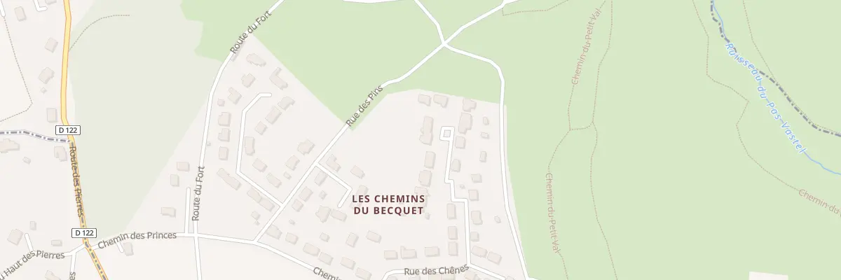Plan du 15 Rue des Genets à Digosville