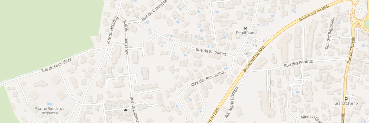 Plan du 15 Rue de Paloumet à Anglet