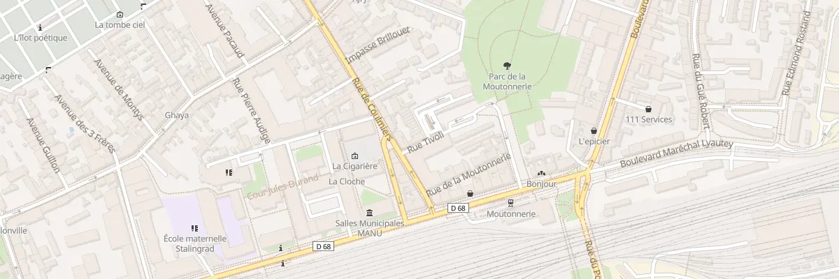 Plan du 12 Rue de Coulmiers à Nantes