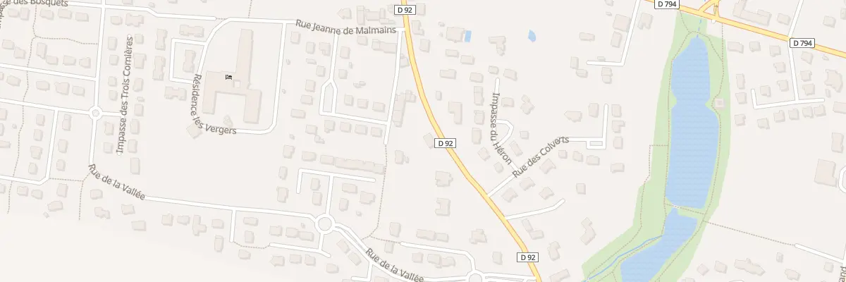 Plan du 25 Rue de Beaumanoir à Sens-de-Bretagne