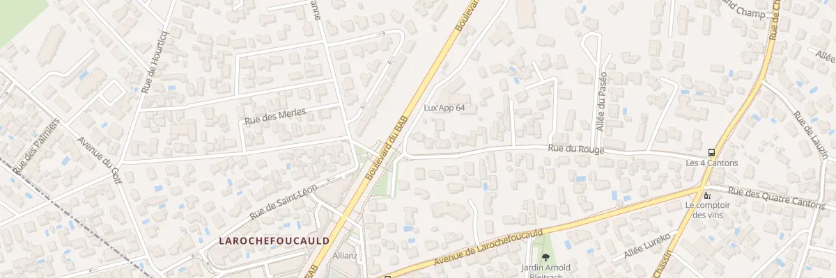 Plan du 54 Rue du Rouge à Anglet