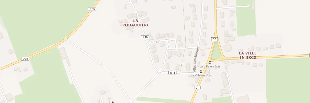 Plan du 16 Rue de la Rouaudière à Abbaretz