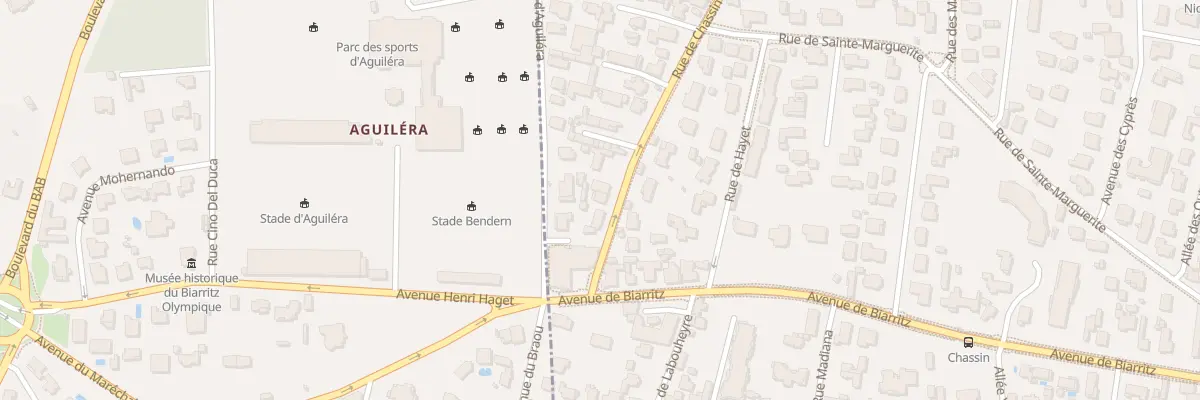 Plan du 5 Rue de Chassin à Anglet