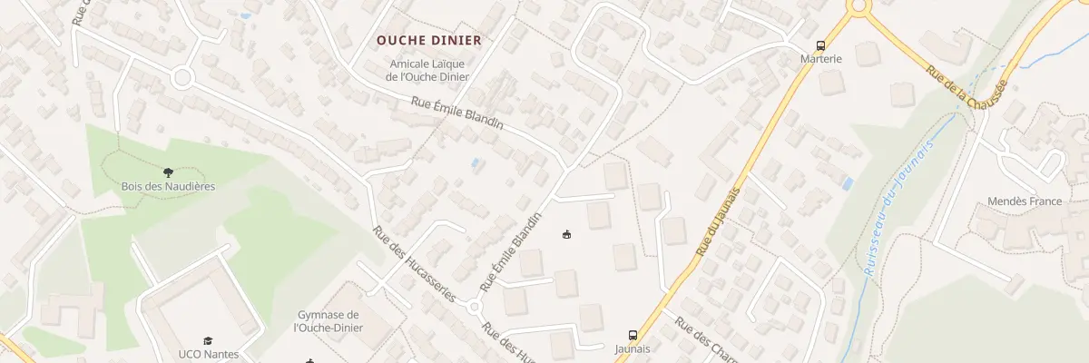 Plan du 13B Rue Emile Blandin à Rezé