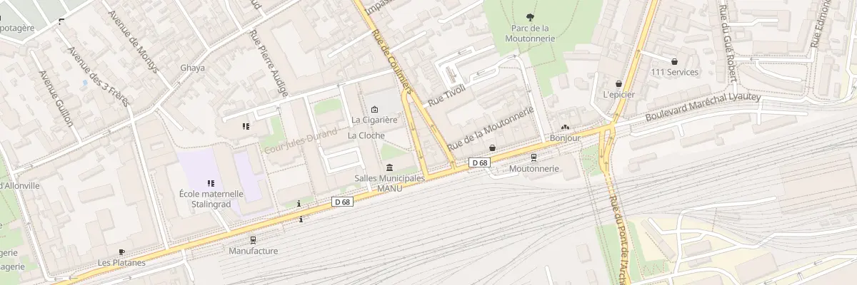 Plan du 5 Rue de Coulmiers à Nantes