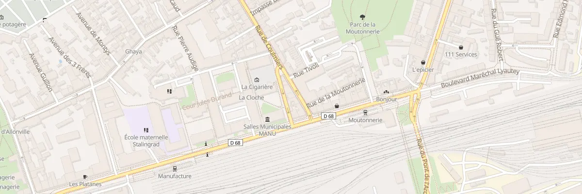 Plan du 7 Rue de Coulmiers à Nantes